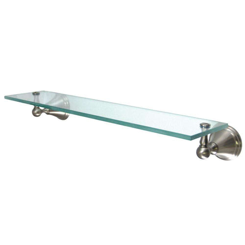 Kingston Brass BA2979SN Cosmetic Glass Shelf, Brushed Nickel