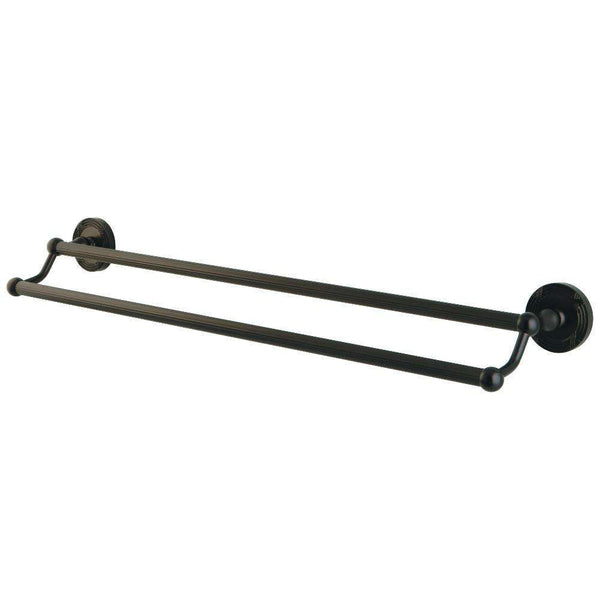 Kingston Brass BA931318ORB 18-Inch Dual Towel Bar,