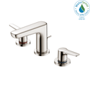 TOTO GS 1.2 GPM Two Handle Widespread Bathroom Sink Faucet, Polished Nickel TLG03201U