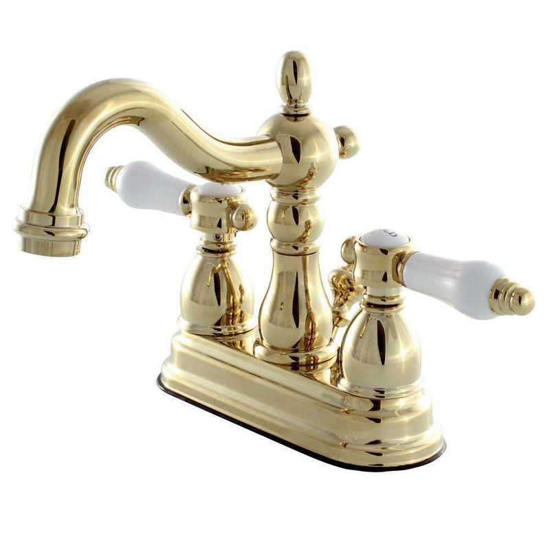 Kingston Brass KB1602BPL 4 in. Centerset Bath Faucet Brass