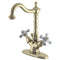 Kingston KS1432PX Heritage 4 in. Centerset Bath Faucet