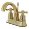 Kingston Brass KS8612ZX 4 in. Centerset Bath Faucet Brass