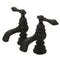 Kingston Brass CC1102T5 Basin Faucet Set, Oil Rubbed Bronze