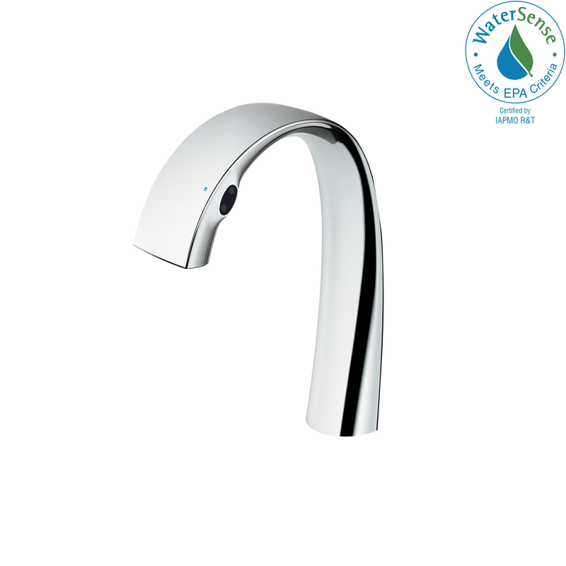 TOTO ZN 1.1 GPM Electronic Touchless Bathroom Faucet with SOFT FLOW and SAFETY THERMO Technology, Polished Chrome TLP01701U