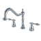 Kingston Brass KB1791TALLS Widespread Kitchen Faucet