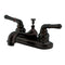 Kingston Brass KB605NML 4 in. Centerset Bath Faucet Bronze