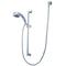 Kingston Brass KXK1801W1 Shower Combo, Polished Chrome