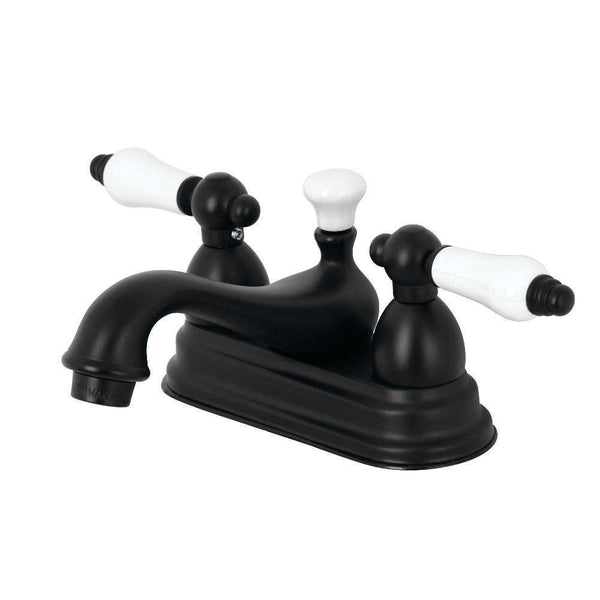 Kingston Brass KS3600PL 4 in. Centerset Bath Faucet, Matte B