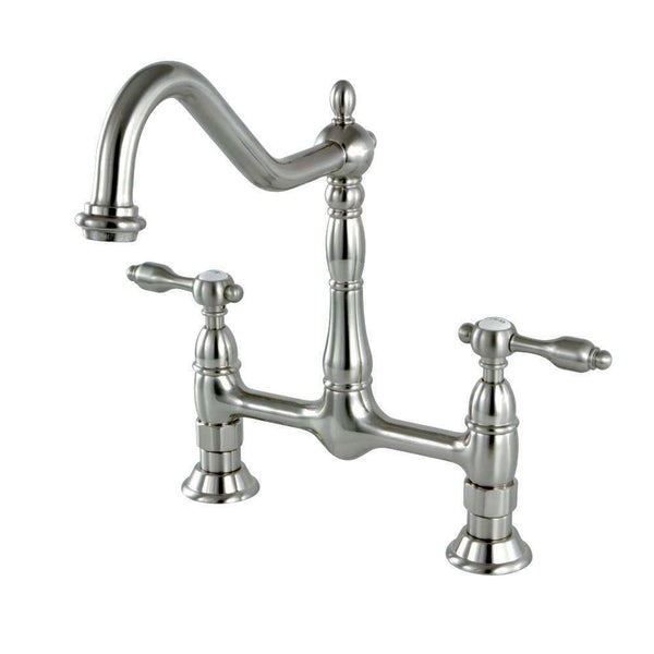 Kingston Brass KS1178TAL 8" Centerset Kitchen Faucet Less