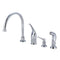 Kingston Brass KB821K1 Sg-Hnd Widespread Kitchen Faucet