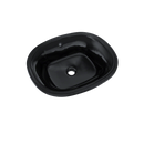 TOTO Maris 17-5/8" x 14-9/16" Oval Undermount Bathroom Sink, Ebony LT481