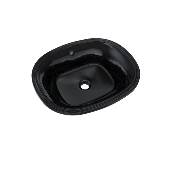 TOTO Maris 17-5/8" x 14-9/16" Oval Undermount Bathroom Sink, Ebony LT481#51