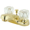 Kingston Brass GKB162 4 in. Centerset Bath Faucet Brass