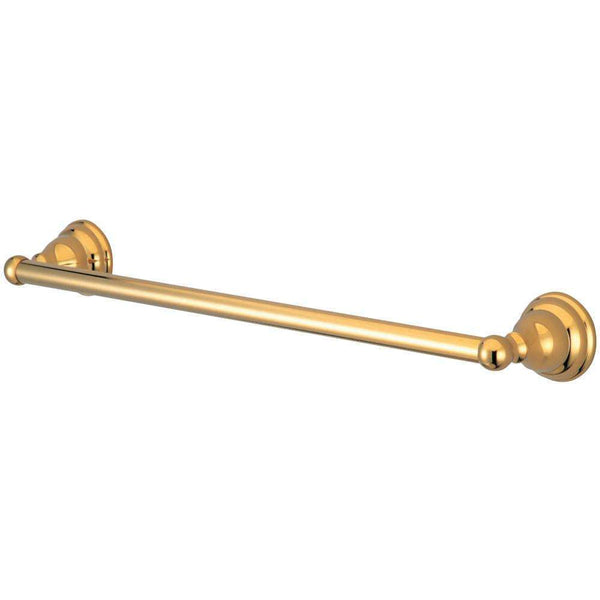 Kingston Brass BA5562PB Royale 18" Towel Bar, Polished Brass