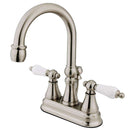 Kingston Brass KS2618PL 4 in. Centerset Bathroom Faucet