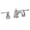 TOTO Vivian Two Handle Deck-Mount Roman Tub Filler Trim, Polished Chrome TB220DD1#CP