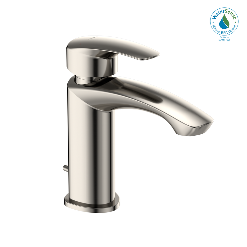 TOTO GM 1.2 GPM Single Handle Bathroom Sink Faucet with COMFORT GLIDE Technology, Polished Nickel TLG09301U