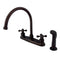 Kingston Brass KB725AXSP Centerset Kitchen Faucet Bronze