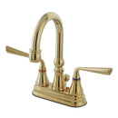 Kingston Brass KS2612ZL 4 in. Centerset Bath Faucet Brass