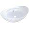 Kingston Brass EV4080 Vessel Sink, White