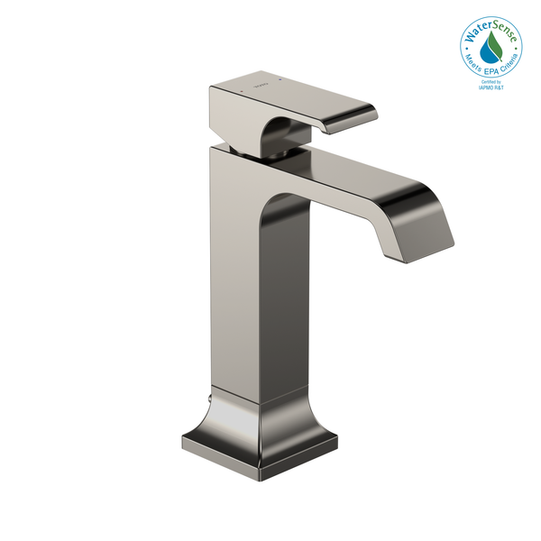 TOTO GC 1.2 GPM Single Handle Semi-Vessel Bathroom Sink Faucet with COMFORT GLIDE Technology, Polished Nickel TLG08303U#PN