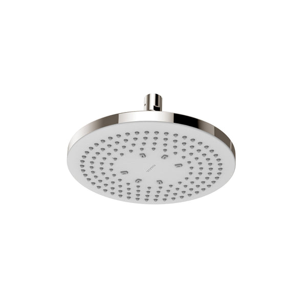 TOTO G Series Round Single Spray 8.5 inch 2.5 GPM Showerhead with COMFORT WAVE   Technology, Polished Nickel TBW01003U1#PN