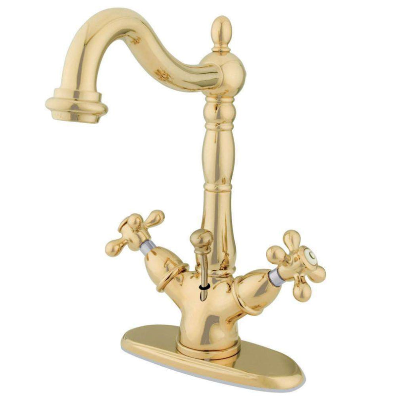 Kingston KS1432AX Heritage 4 in. Centerset Bath Faucet