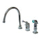 Kingston Brass KB3811BLSP Widespread Kitchen Faucet