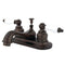 Kingston Brass KB605B 4 in. Centerset Bath Faucet Bronze