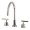 Kingston Brass KS8926CML 8 in. Wsp Bath Faucet Nickel