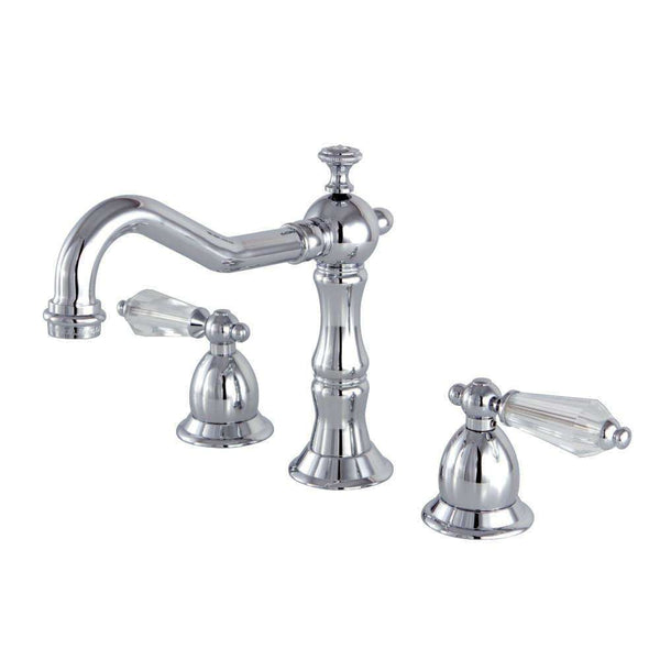 Kingston Brass KS1971WLL 8 in. Widespread Bath Faucet