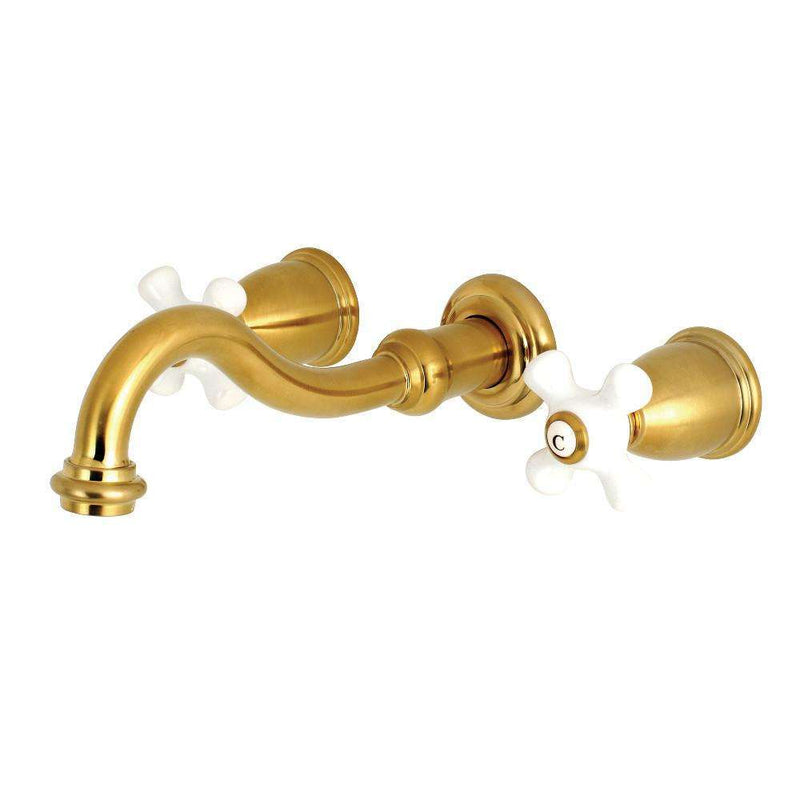 Kingston KS3127PX Vintage 2-Hnd Wall Mount Bath Faucet