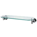 Kingston Brass BA8219C Cosmetic Glass Shelf, Polished Chrome