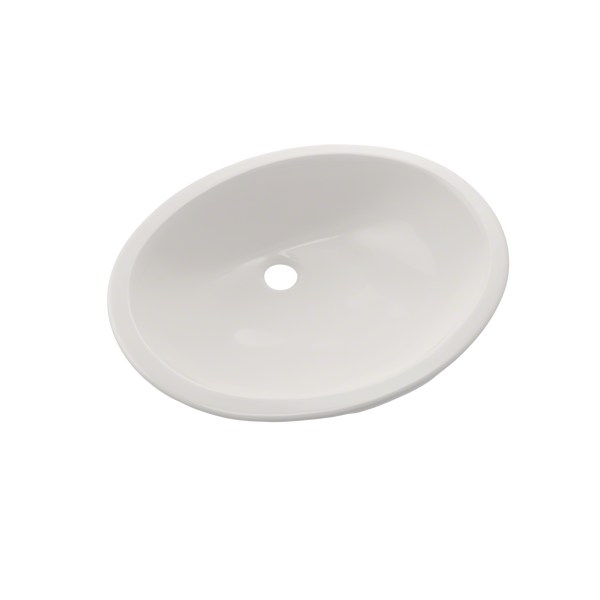 TOTO Rendezvous Oval Undermount Bathroom Sink with CeFiONtect, Colonial White LT579G#11