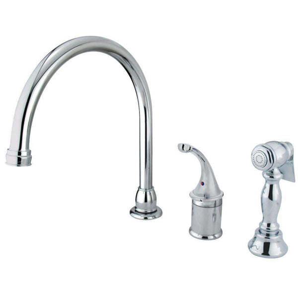 Kingston Brass KB3811GLBS Widespread Kitchen Faucet