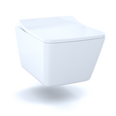 TOTO SP Wall-Hung Contemporary Square-Shape Dual Flush 1.28 and 0.9 GPF Toilet with CEFIONTECT- CT449CFG