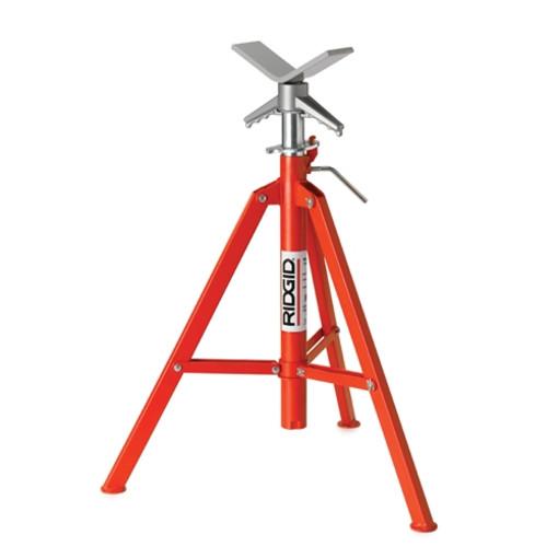 RIDGID 22168 VF-99 V-Head Folding High Pipe Stand,12",Stand,