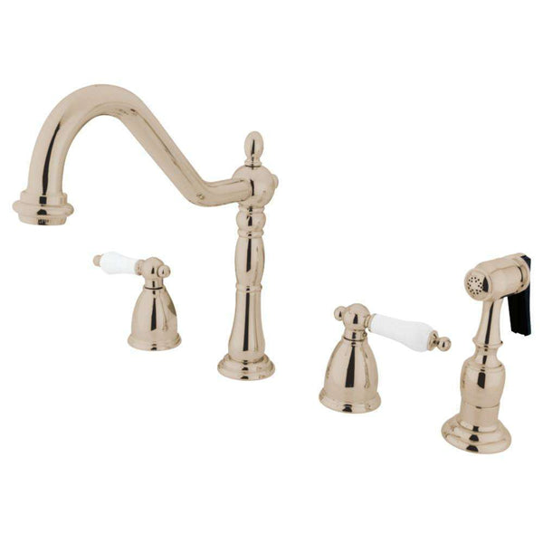 Kingston Brass KB1796PLBS Wsp Kitchen Faucet Nickel