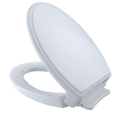 TOTO Traditional SoftClose Non Slamming, Slow Close Elongated Toilet Seat and Lid, Cotton White SS154