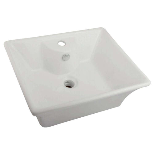 Kingston Brass EV4049 Vessel Sink, White