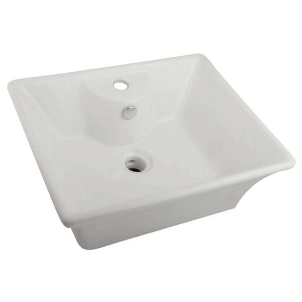 Kingston Brass EV4049 Vessel Sink, White