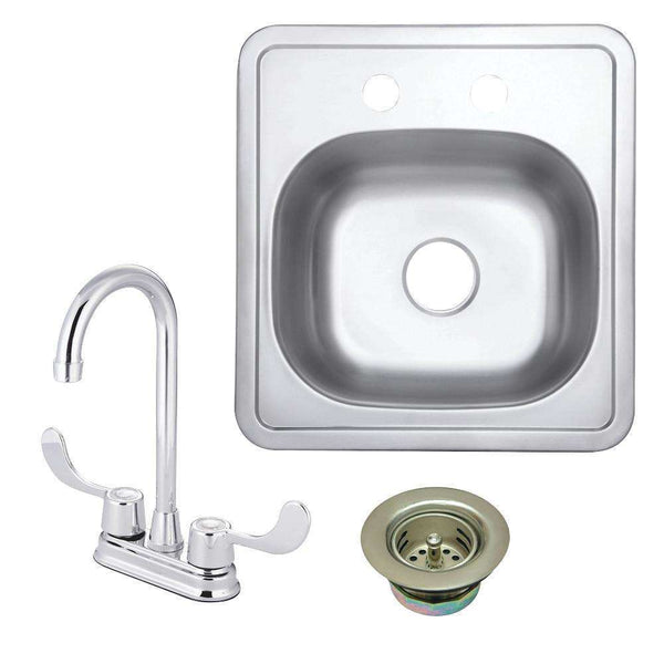 Kingston Brass KZ16156KB460ADA Bar Sink and