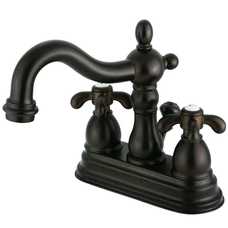 Kingston Brass KS1605TX 4 in. Centerset Bath Faucet Bronze