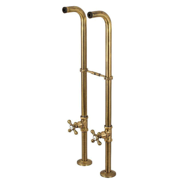 Kingston Brass CC266S3AX Supply Line Package, Antique Brass