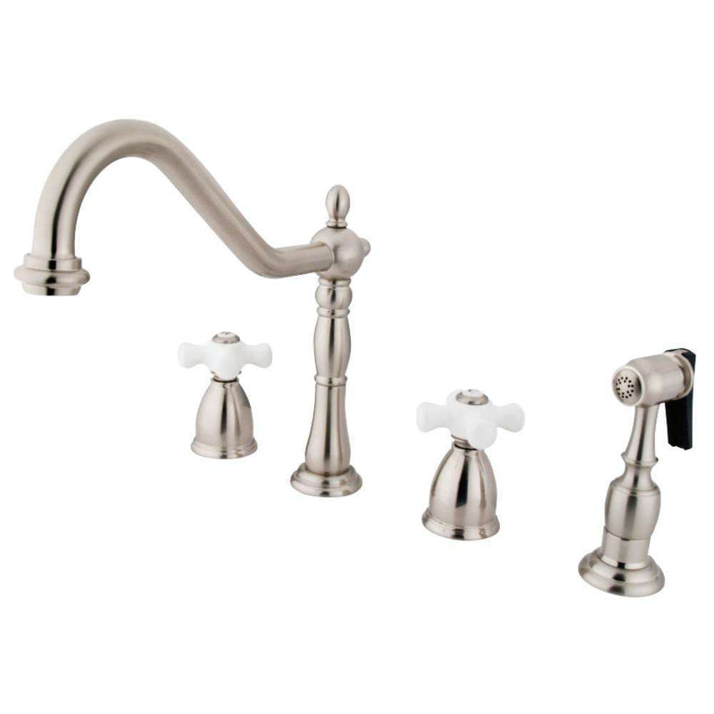 Kingston Brass KB1798PXBS Widespread Kitchen Faucet