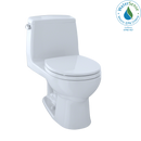 TOTO Eco UltraMax One-Piece Round Bowl 1.28 GPF Toilet, Cotton White MS853113E