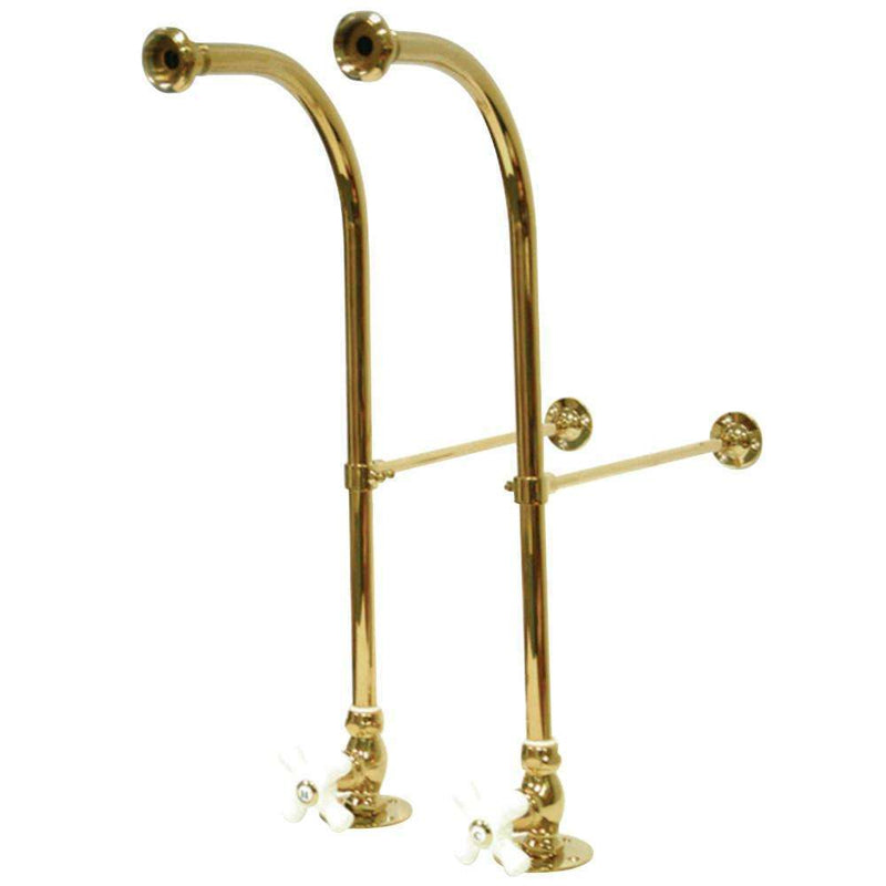 Kingston Brass CC452CX Freestand Supplies W/ Stops Brass