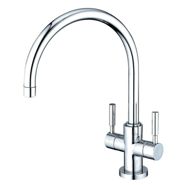 Kingston KS8771DLLS Concord 2-Hnd Kitchen Faucet W/ 8" Plate