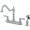 Kingston Brass KB1751ALBS Centerset Kitchen Faucet