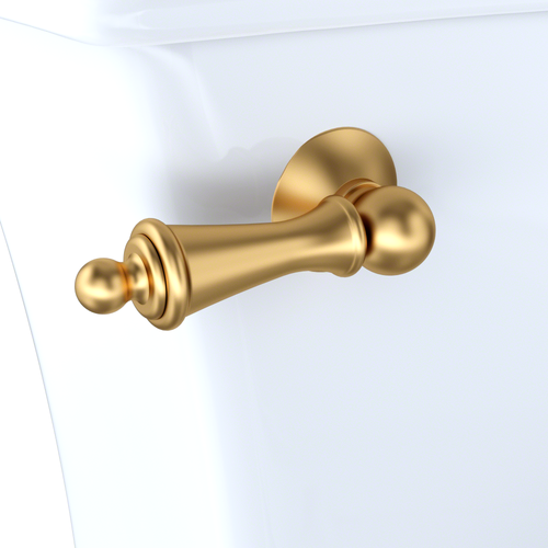 TOTO TRIP LEVER SATIN BRASS For CLAYTON TOILET